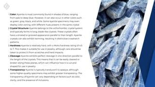 kyanite hardness test|is kyanite toxic.